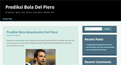 Desktop Screenshot of delpiero.net